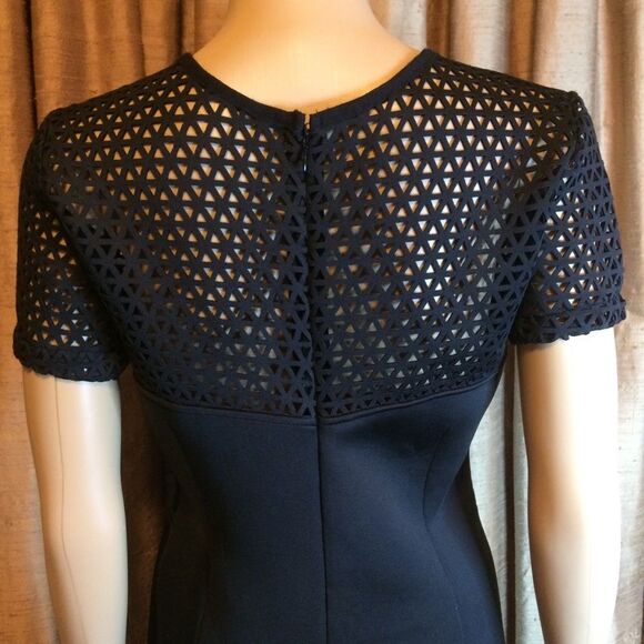 Allen B. Body Con LBD w/Laser Cut Neoprene Fabric - Picture 8 of 16